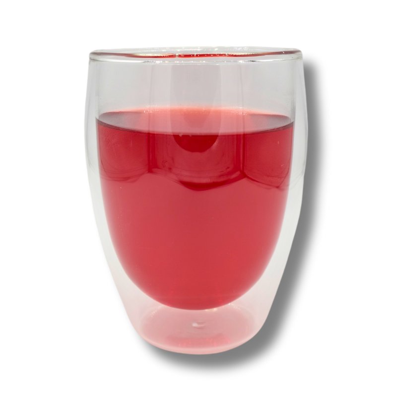 Himbeerparfait Tasse seitlich