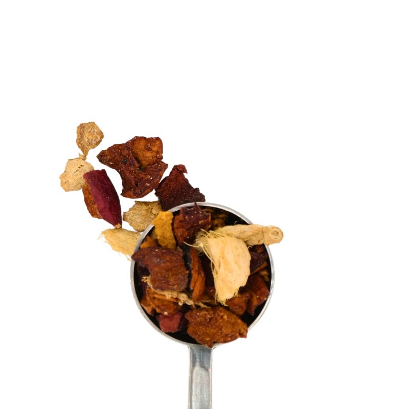 Persischer Apfel mit Ingwer Loeffel